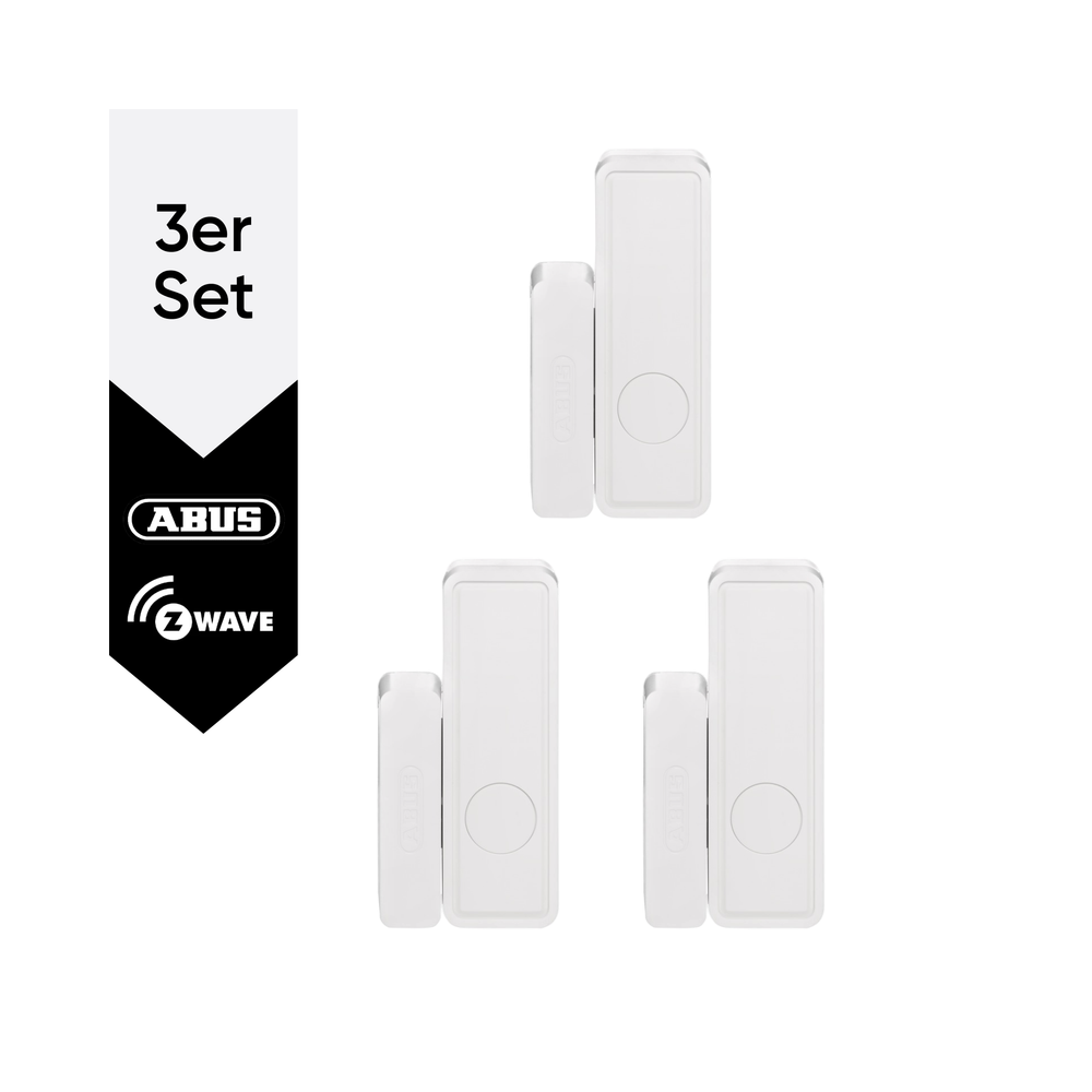 Abus PLMK10100 Nexello Bypass Öffnungsmelder - Bundle (3er Pack)