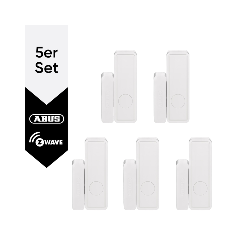 Abus PLMK10100 Nexello Bypass Öffnungsmelder - Bundle (5er Pack)