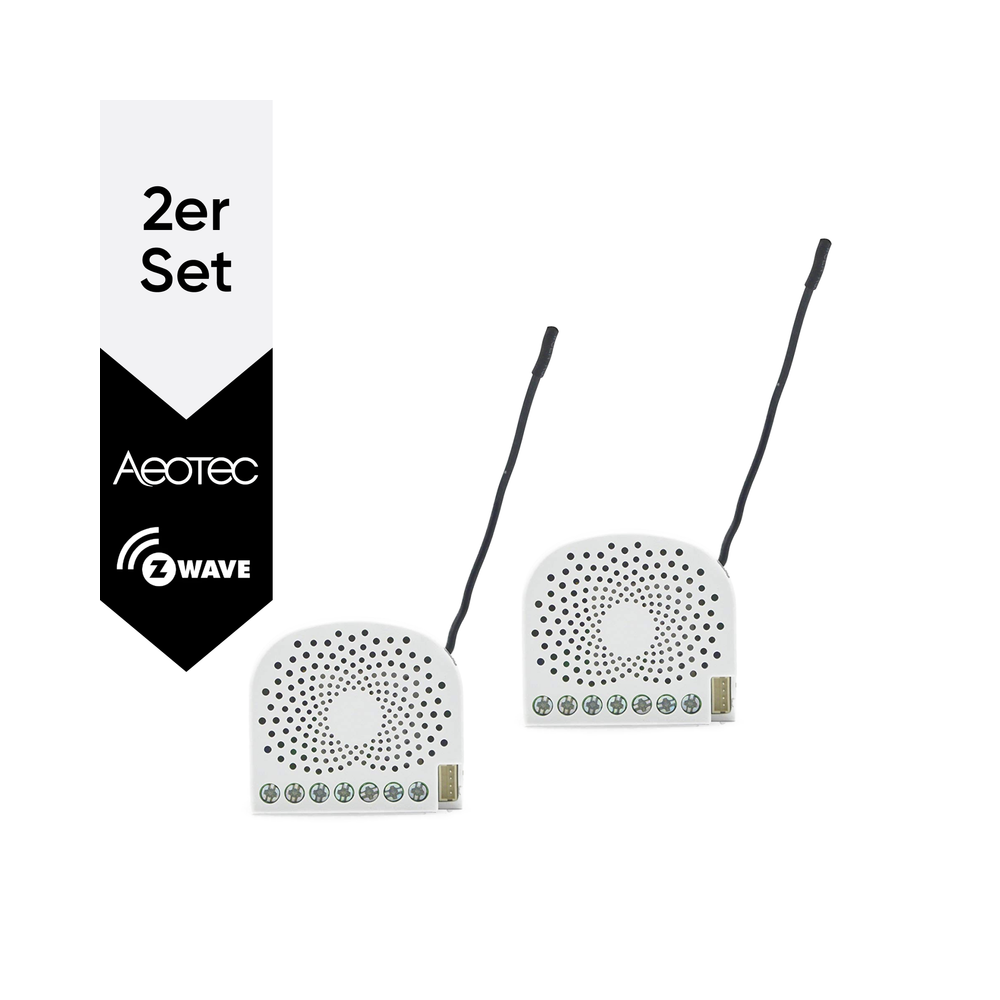 Aeotec Dual Nano Switch - Bundle (2er Pack)