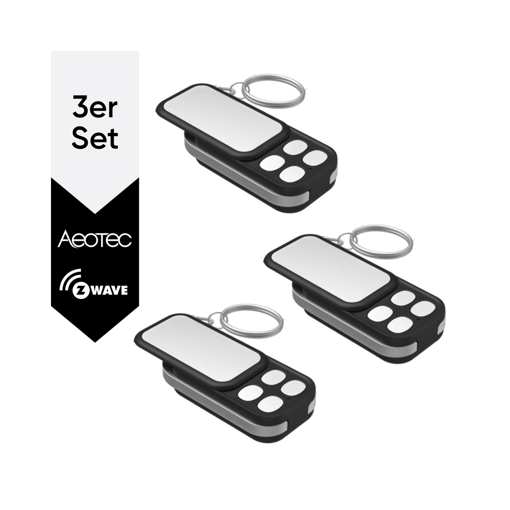 Aeotec Schlüsselanhänger Fernbedienung - Bundle (3er Pack)